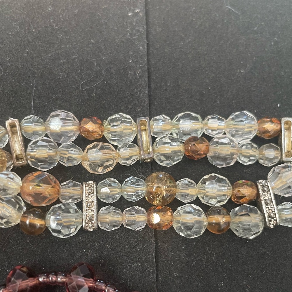 3 beaded bracelets - Picture 4 of 4